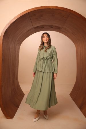 Çilek Kumaş Etekli Takım 2607