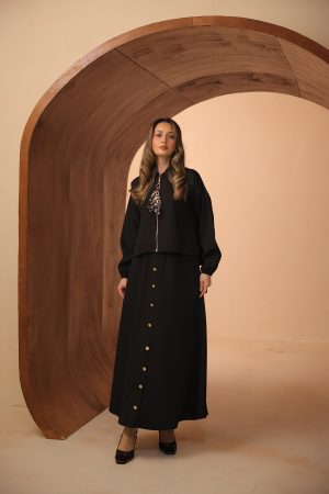 Dabıl Kumaş Etekli Takım 2621