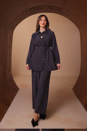 Broşlu Modal Takım 2616