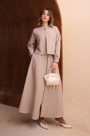 Eteği Çift Fermuarlı Zara Cupra  Takım 2719