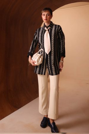 Flarlı Tensel Pigment Gömlek 2696