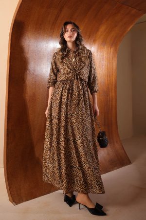Yoryo Leopar Elbise 8101