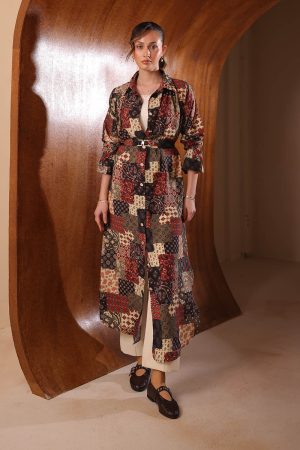 Baskılı Mango Gömlek 8103