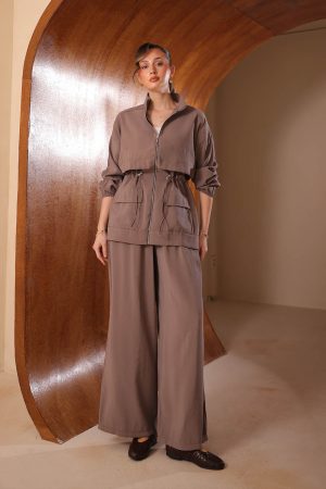 Beli Büzgülü Cepli Modal Takım 2630