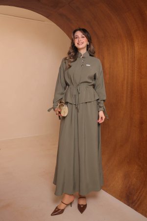 Broşlu Modal Takım 8133