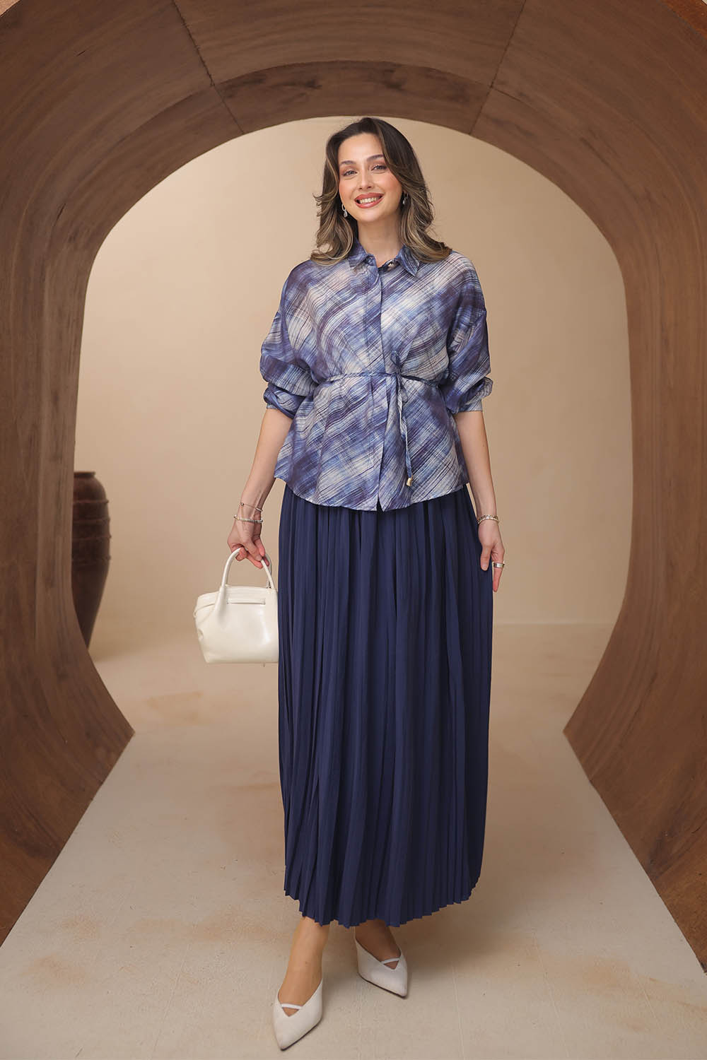 Baskılı Mango Modal Takım 8123