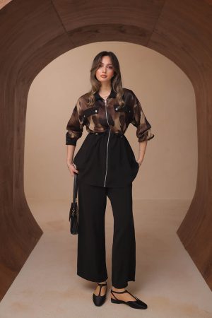 Baskılı SateN Modal Takım 8153